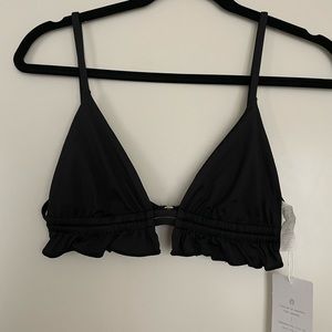 NWT Toluca Ophelia Bikini Top size M in black